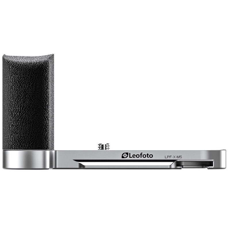 Leofoto LPF-X-M5 silver grip for Fujifilm X-M5