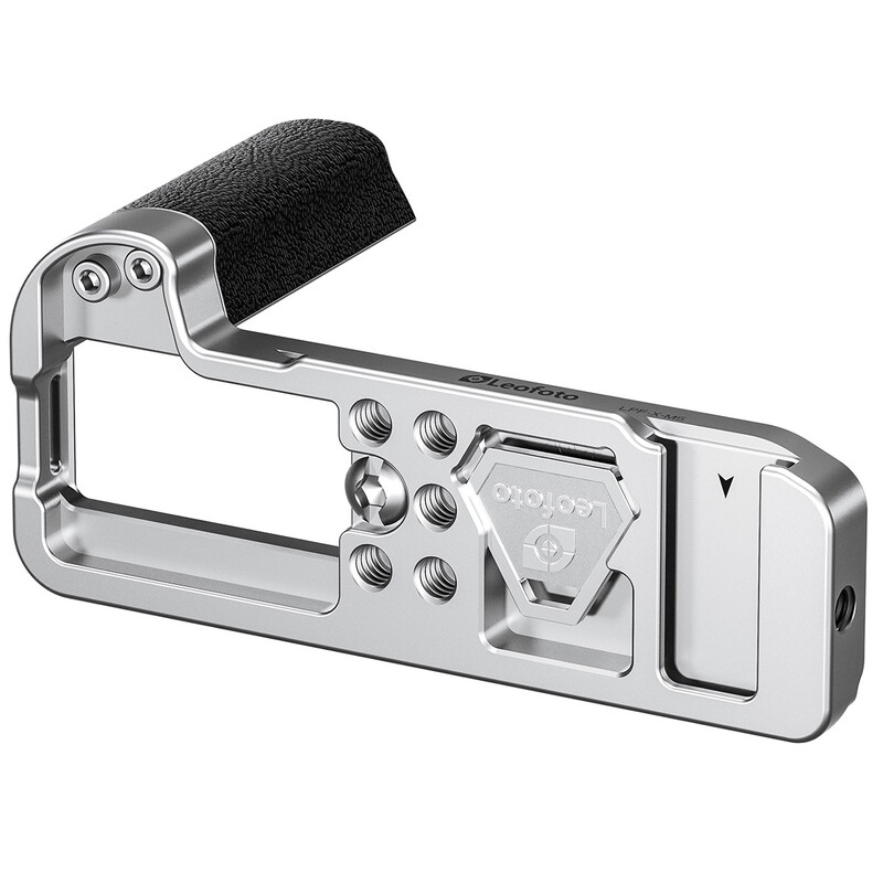 Leofoto LPF-X-M5 silver grip for Fujifilm X-M5