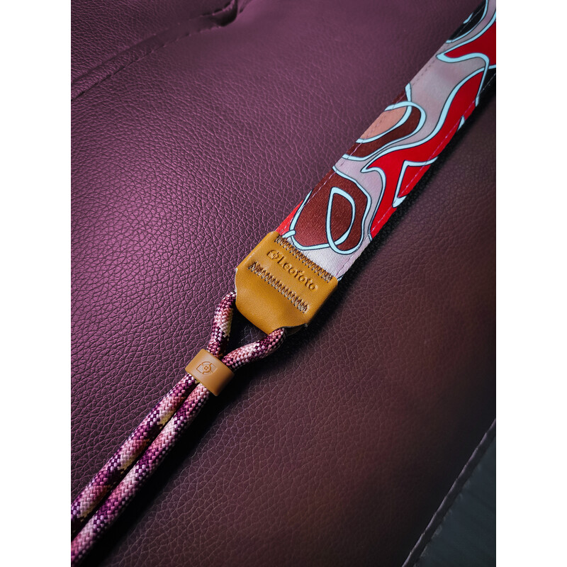 Leofoto L-CS-204 Fashion Carrying Strap Red Mask