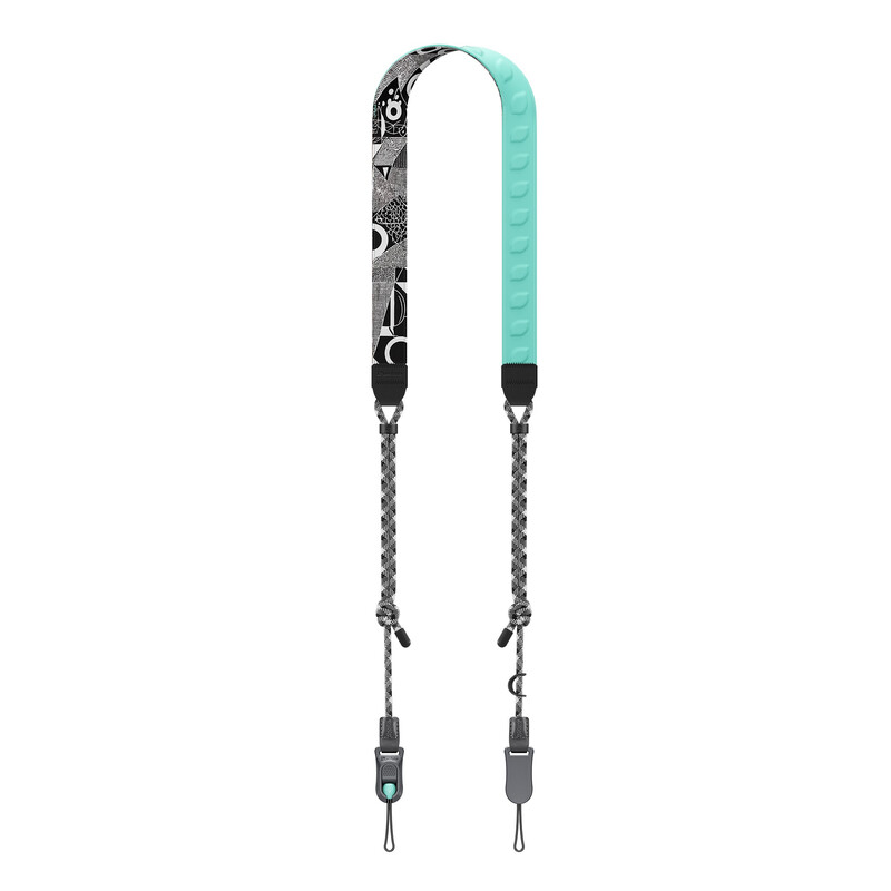 Leofoto L-CS-206 Fashion Carrying Strap Black & White
