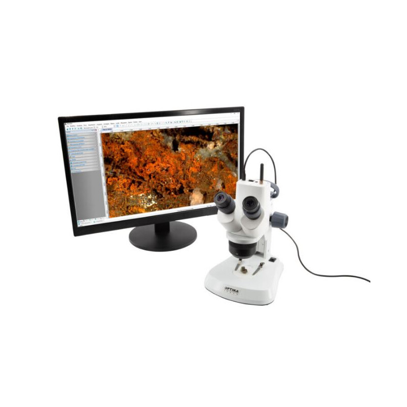 Optika Microscope , SFX DigitalDigital WI-FI, 10x 20x 40x, LED, reflected and transmitted light