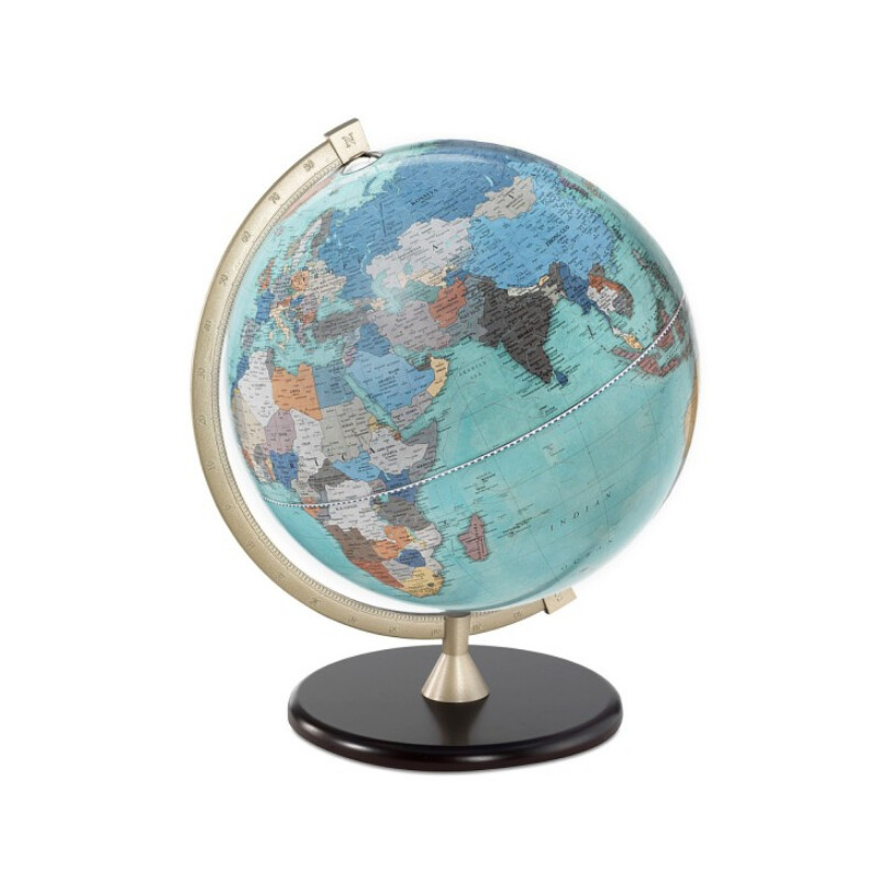 Zoffoli living Globe James Cook Acquamarina 33 cm