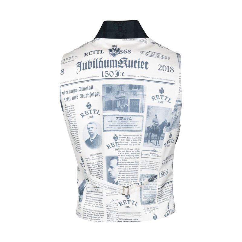 Rettl Kaiser Franz green waistcoat 50