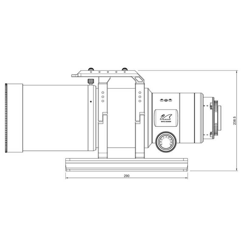 William Optics Apochromatic refractor AP 108/518 UltraCat WIFD