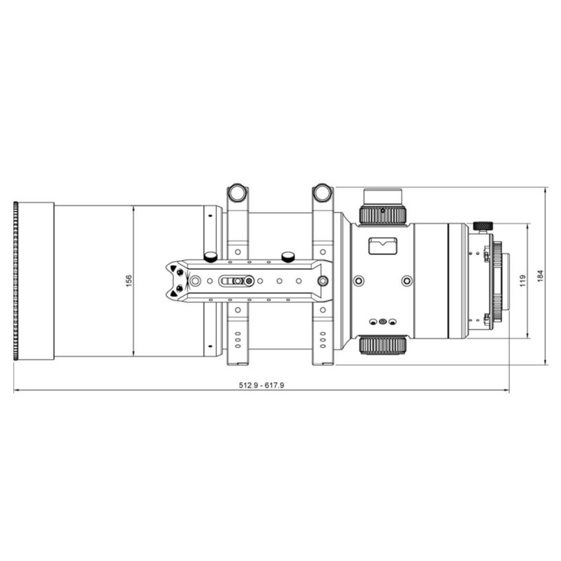 William Optics Apochromatic refractor AP 108/518 UltraCat WIFD