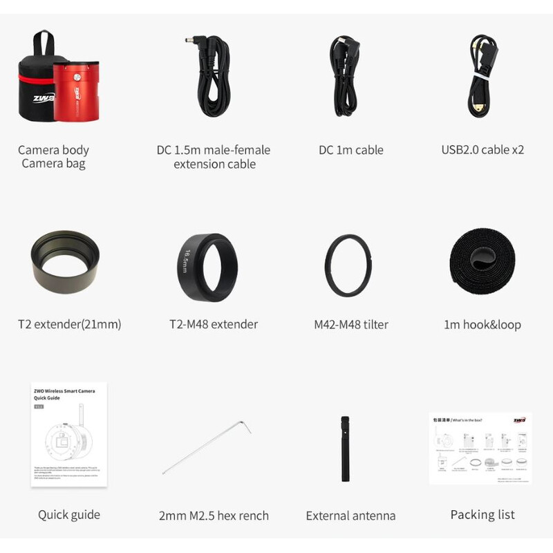 ZWO Camera ASI 585 MM-Air Mono