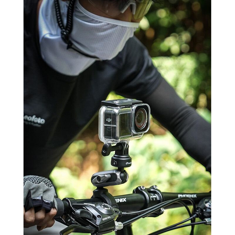 Leofoto Tripod LAC-02 steering wheel clamp for action cameras