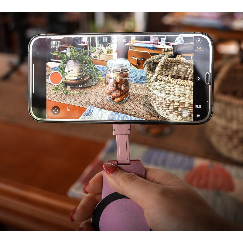 Leofoto Mounting PM-05 Magnetic Smartphone Holder Pink