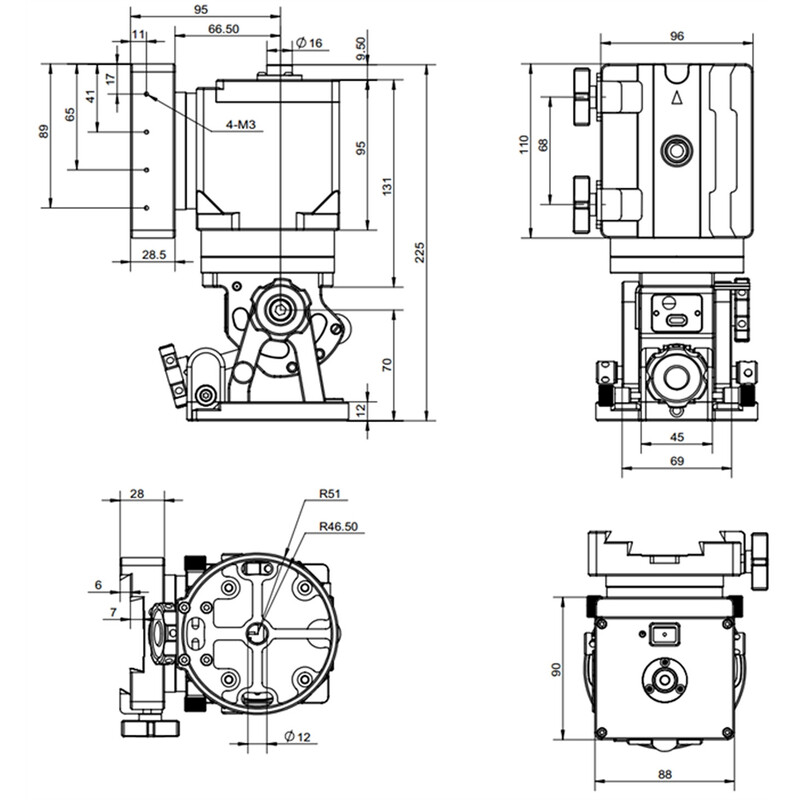 iOptron Mount HAE29C-EC AZ/EQ dual SWG