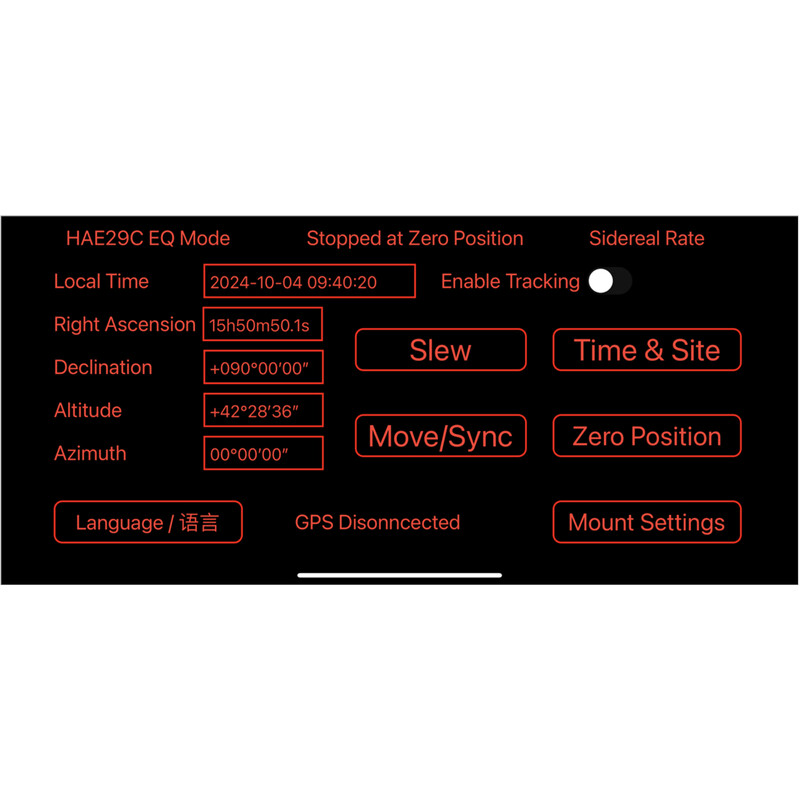 iOptron Mount HAE29C-EC AZ/EQ dual SWG