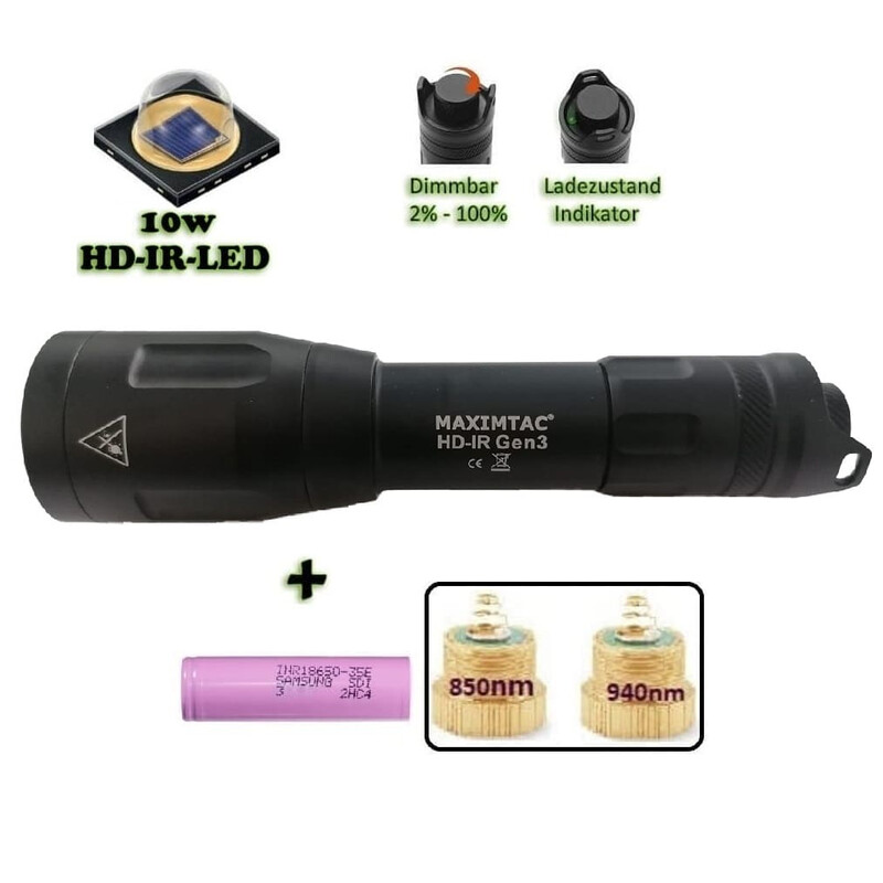 Maximtac HD-IR Gen 3 LED IR lighting
