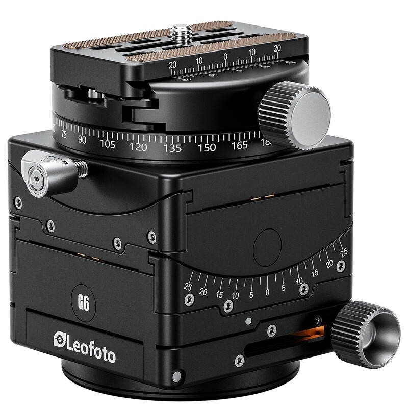 Leofoto Panoramic tripod head G6 with gear