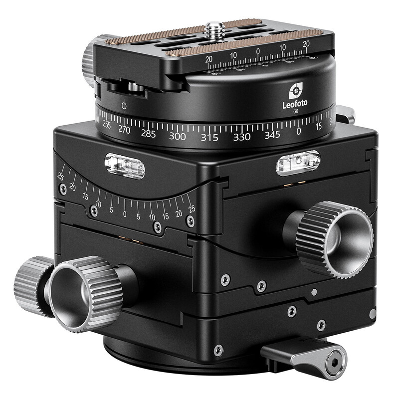 Leofoto Panoramic tripod head G6 with gear