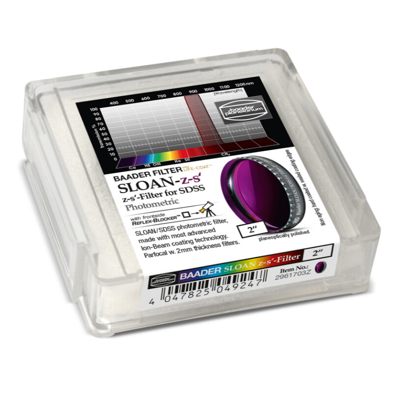 Baader Filters SLOAN/SDSS z-s' Photometric 1.25"