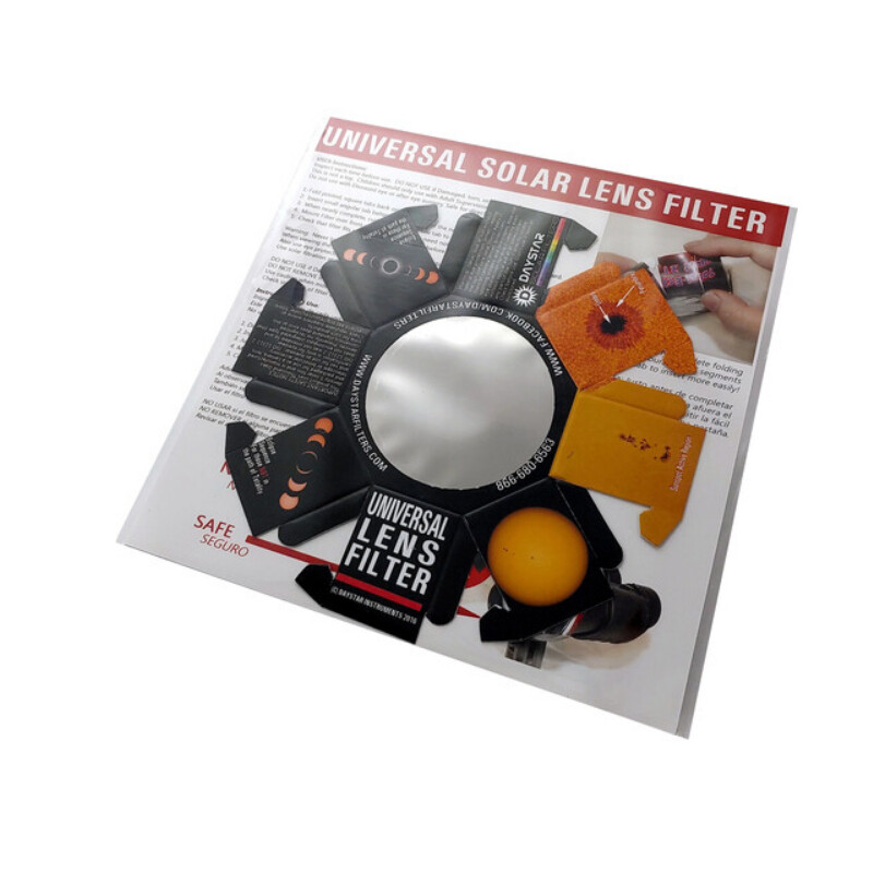 DayStar Solar Filters White-Light Universal Lens (2-Pack, 50-69 mm)