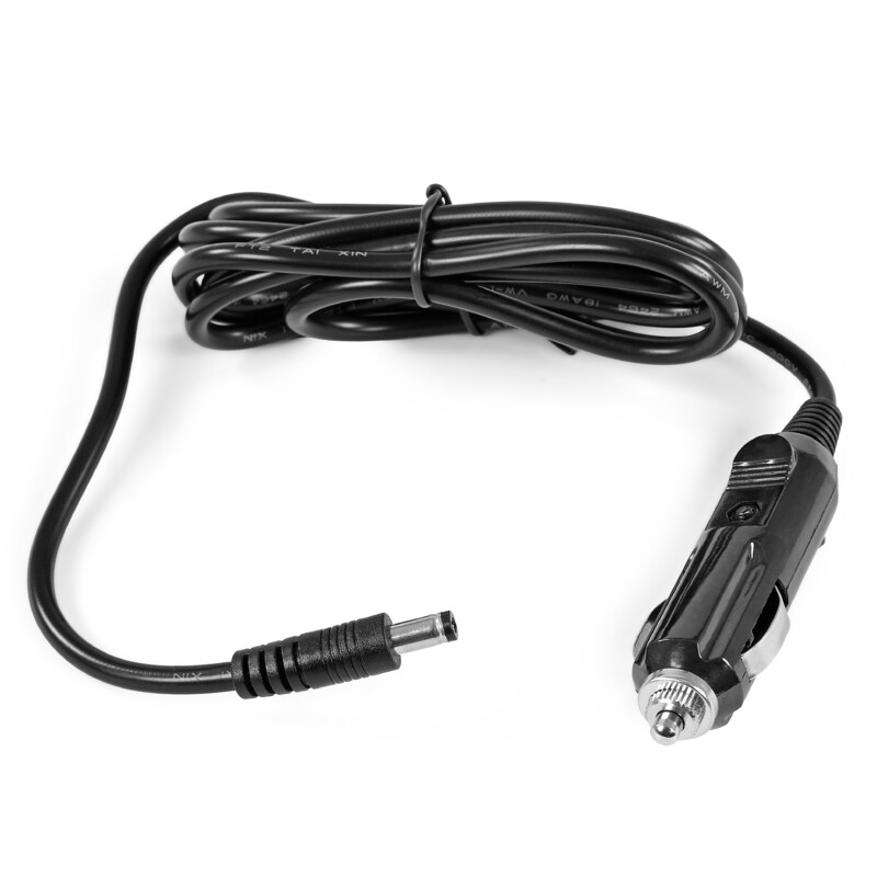 Omegon Cable 12V 10A cigarette lighter socket - 5.5-2.1mm 2m