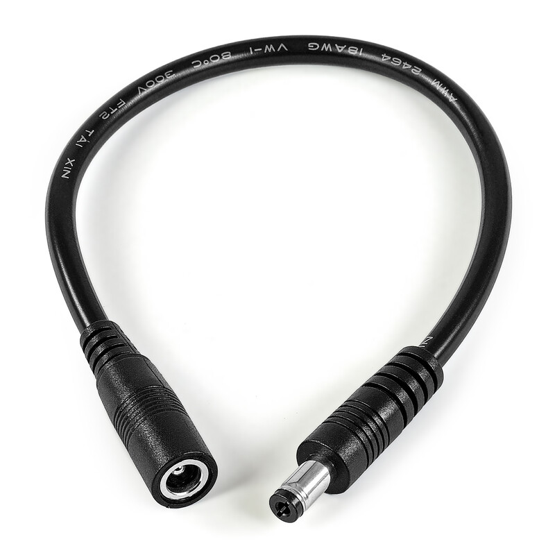 Omegon Cable Adaptors 5.5–2.5 (female, pin) – 5.5–2.1 (male)
