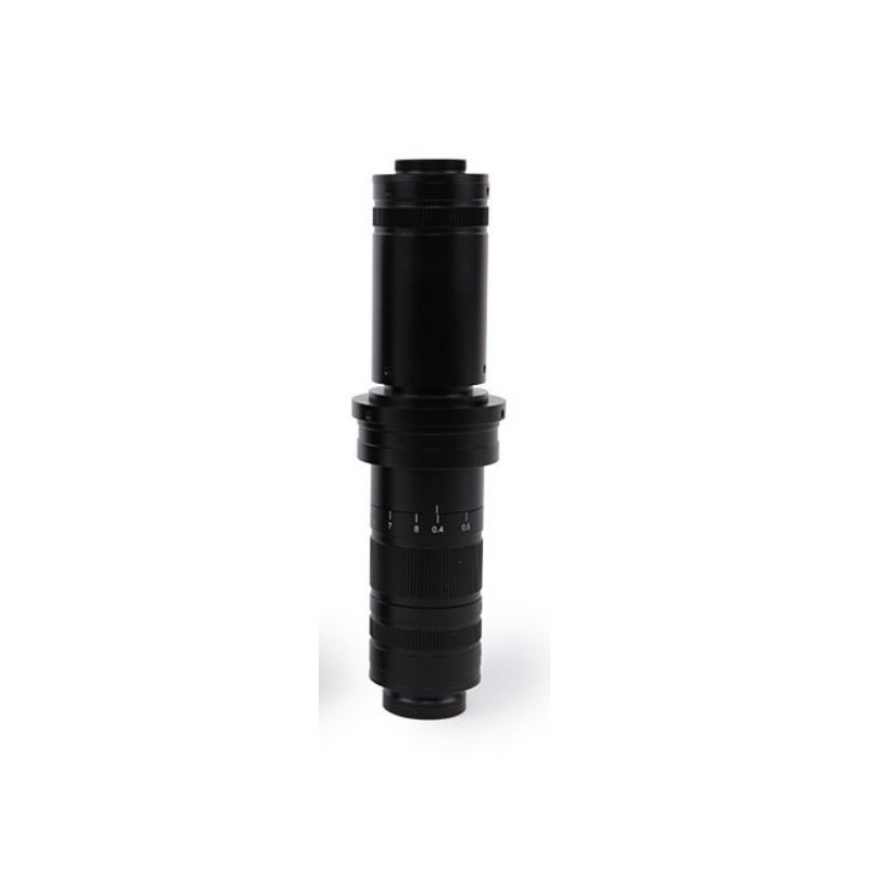 ToupTek Microscope Zoom-Objektiv Set TZM0880D, Zoom 0.8-8x, 1x C-mount, inkl. Polarisations-Ringlicht