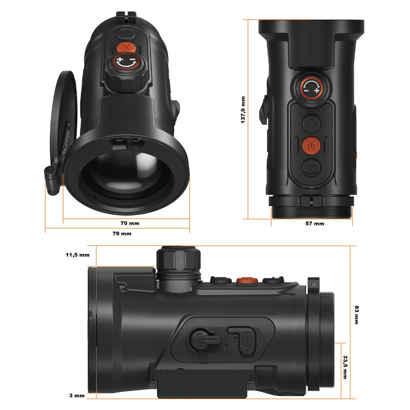 ThermTec Thermal imaging camera Hunt Pro 650L LRF