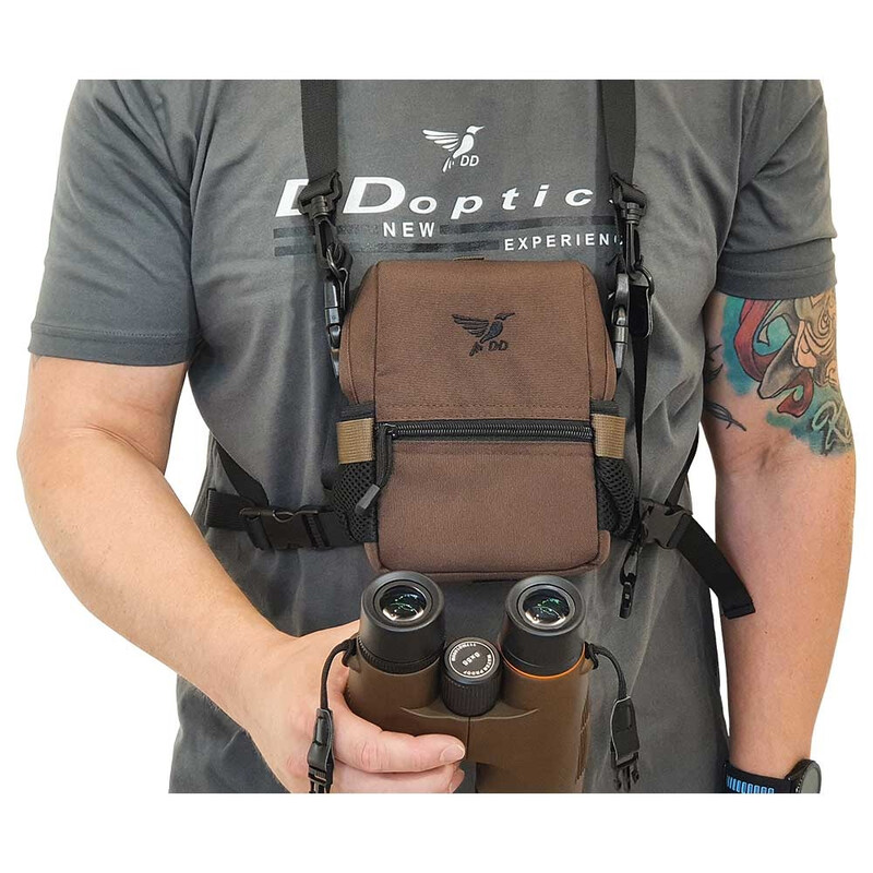 DDoptics Binoculars bag harness, brown