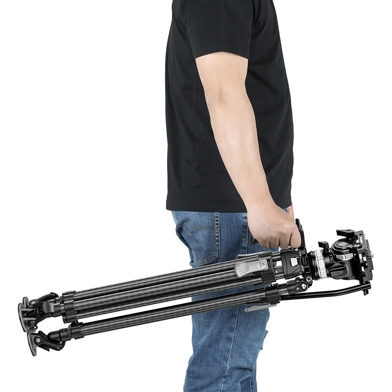 Leofoto Carbon tripod LVF-143C+FH-5L