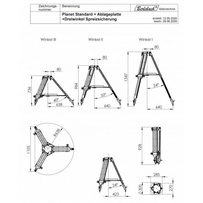 Berlebach Tripod Planet Fujinon LB150