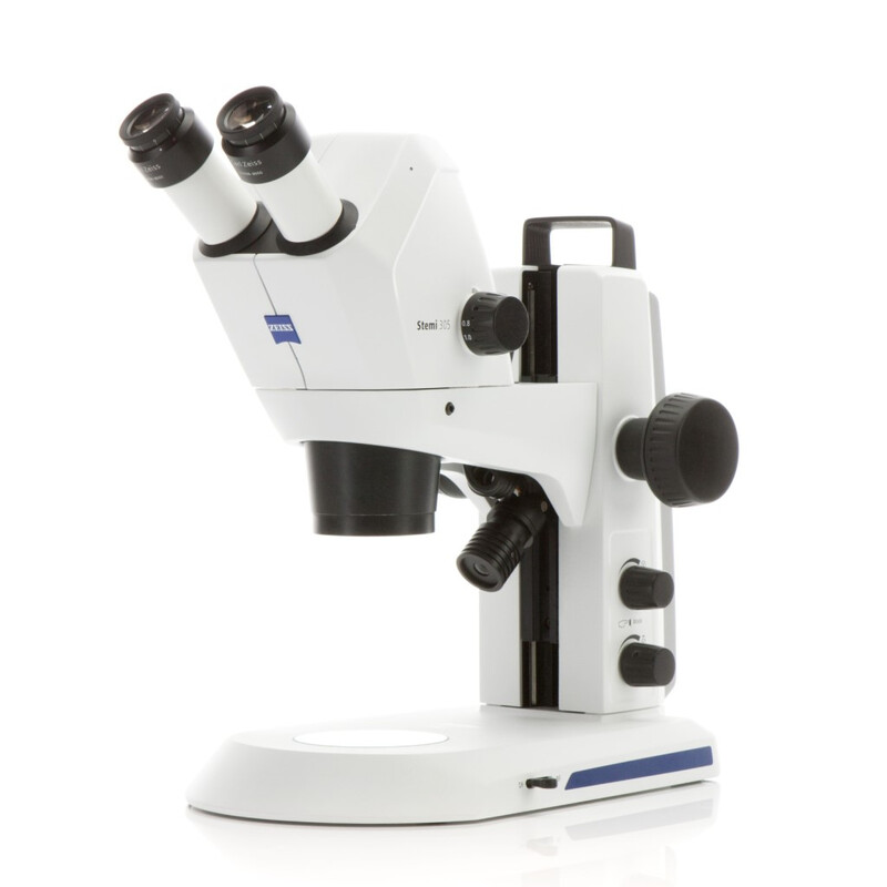 ZEISS Stereo zoom microscope Stemi 305 cam W, K EDU, bino, Greenough, w.d. 110 mm, 10x/23, 8-40x, Spot K LED, 4 MP, WiFi