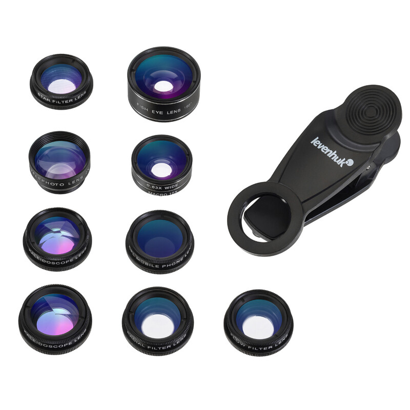 Levenhuk Lens S10 objective set for smartphones