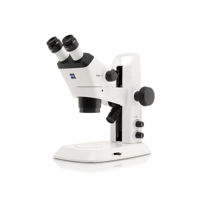 ZEISS Stereo zoom microscope Stemi 355, C Edu, trino, w.d. 110 mm, 10x/23, 5.5:1 , 7.2x-40x, AL/DL, Spot C LED