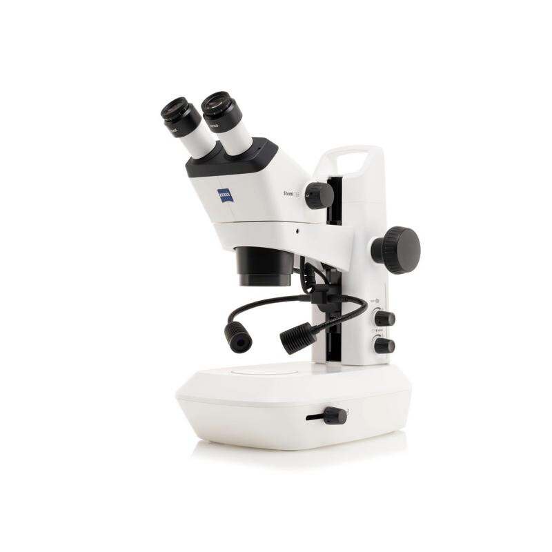 ZEISS Stereo zoom microscope Stemi 355, C Lab, trino, BF, DF, w.d. 110 mm, 10x/23, 5.5:1, 7.2x-40x, AL/DL, Spot C LED