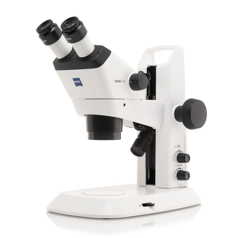 ZEISS Stereo zoom microscope Stemi 355, Edu (KIT 1), bino, w.d. 110 mm, 10x/23.5, 5.5:1, 7.2x-40x, AL/DL, Spot C LED