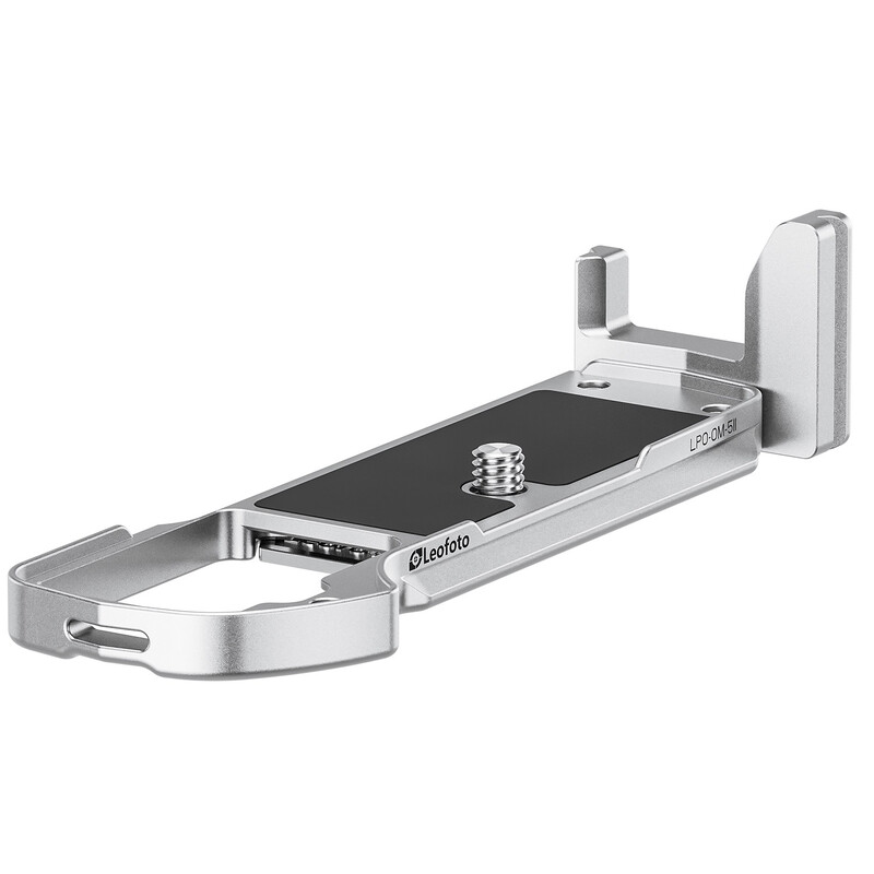 Leofoto L-bracket LPO-OM-5II suitable for OM-5 II silver