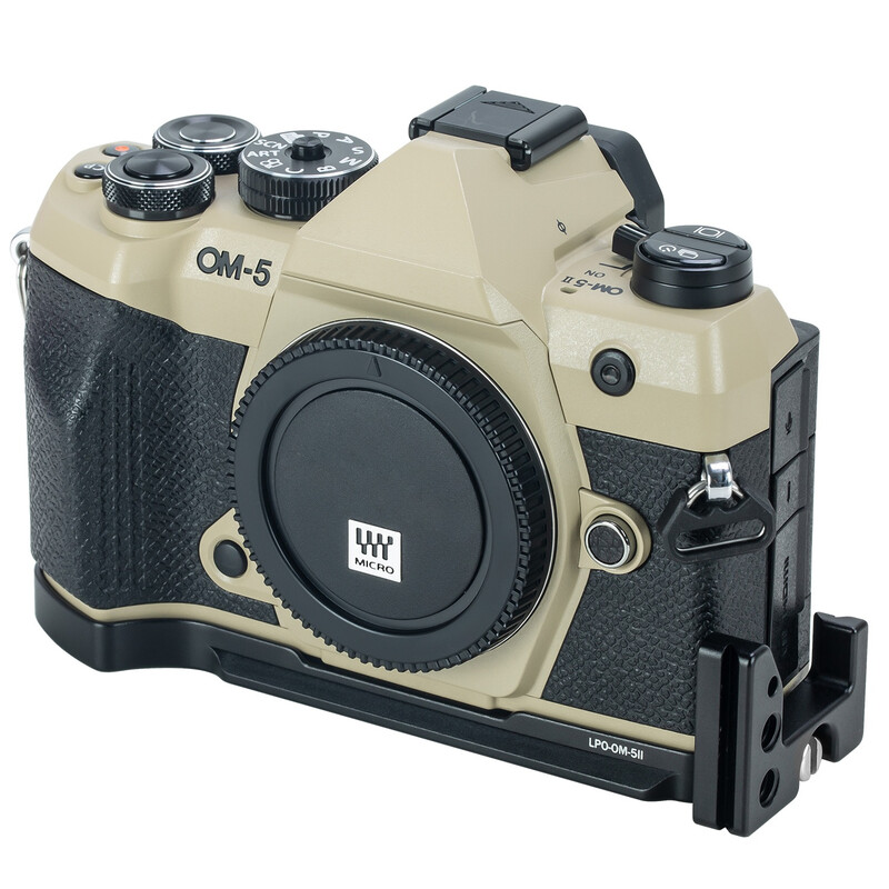 Leofoto L-bracket LPO-OM-5II suitable for OM-5 II black