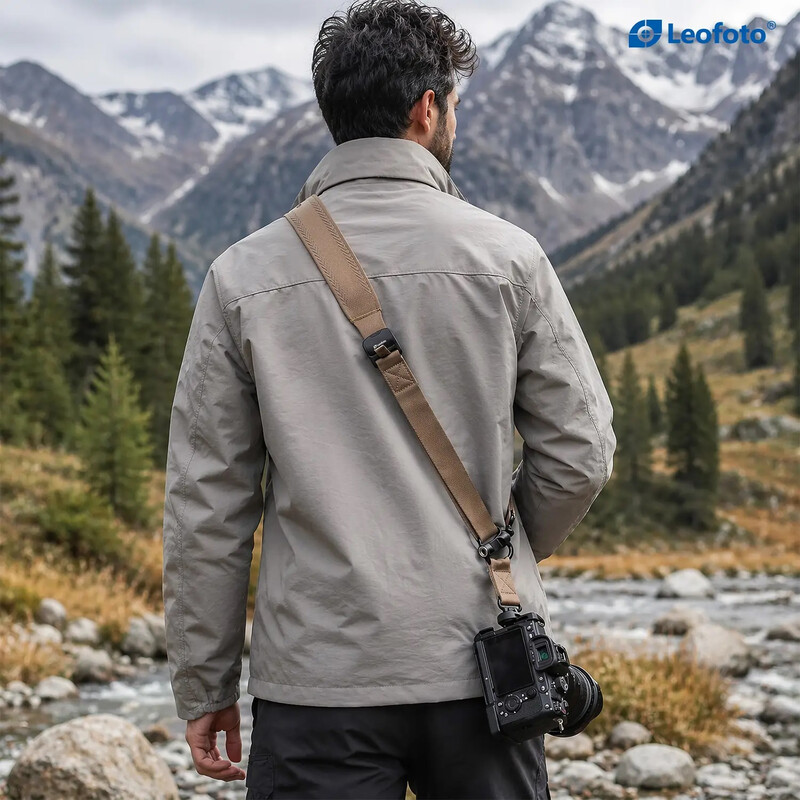 Leofoto Carrying Strap SP-02 Coyote brown