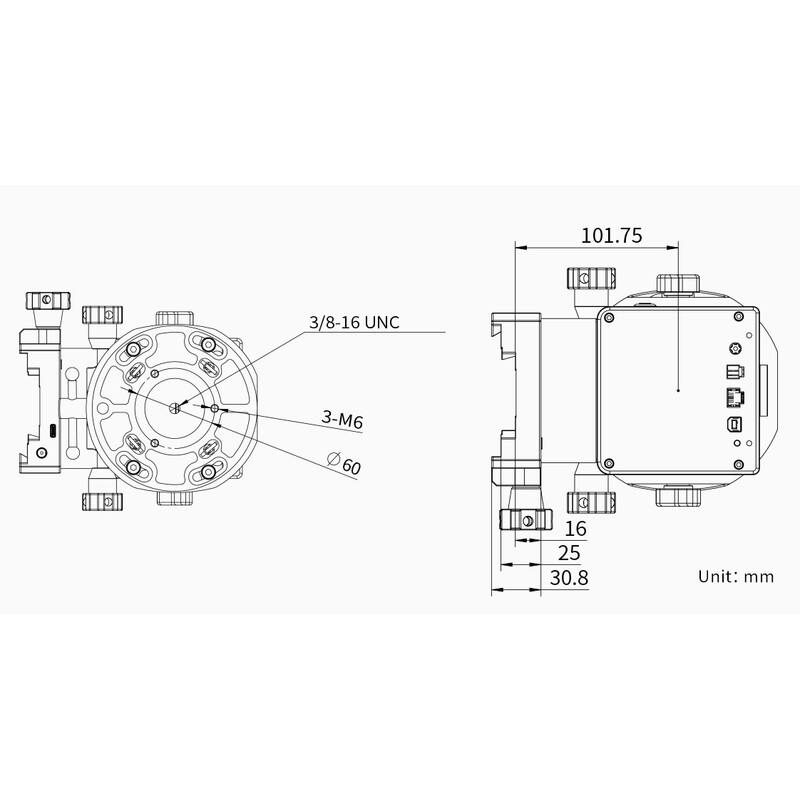 ZWO Mount AM7 Harmonic Equatorial + Tripod TC40