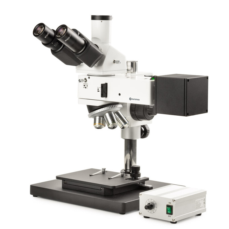 Euromex Microscope Mikroskop BS.4053-PLMRi, trino, plan, infinity, 50x-500x, 10x/22, LED, AL