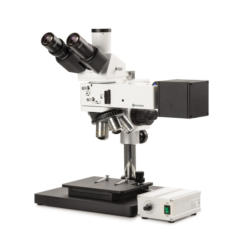 Euromex Microscope Mikroskop BS.4053-PLMRi-BD, trino, HF, DF, plan, infinity, 50x-500x, 10x/22, LED, AL