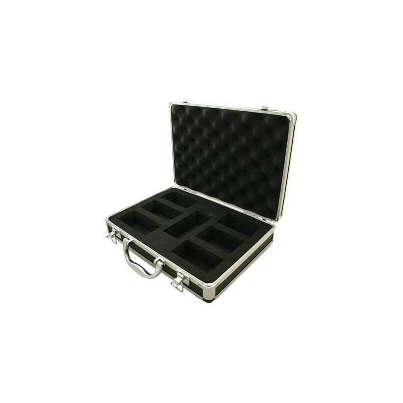 Teleskop-Service Aluminiumkoffer (Slim-Line) mit Aussparungen