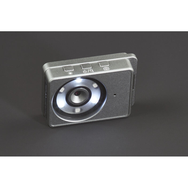 FPS Magic Loupe Cube electronic magnifying glass – compact, 7x to 19x zoom, UV light & 2.4" display