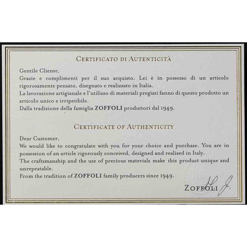 Zoffoli living Globe James Cook Gold/White 33 cm