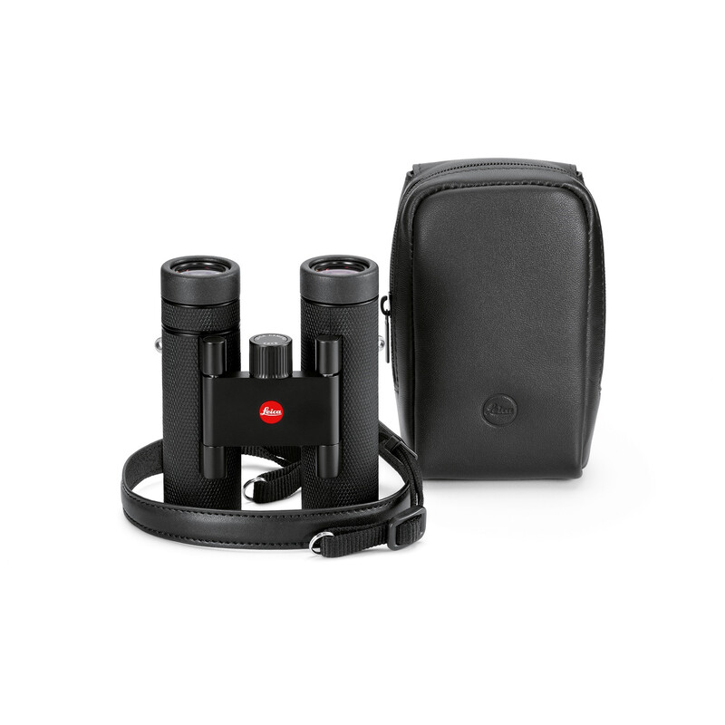 Leica Binoculars Noctivid 10x25 black leather-trimmed