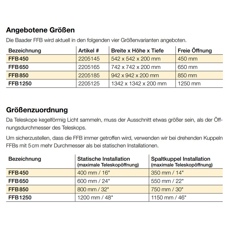 Baader Flat field mask FFB 850 mm