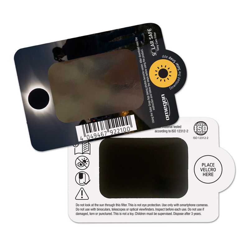 Omegon Sonnenfilter Solar Safe Easy Cam Filter
