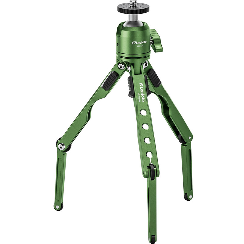 Leofoto Tabletop tripod MT-03mini+MBH-20 green