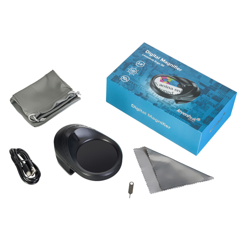 Levenhuk Magnifying glass Ergo 30 Digital 5x, 6x, 8x, 10x LED