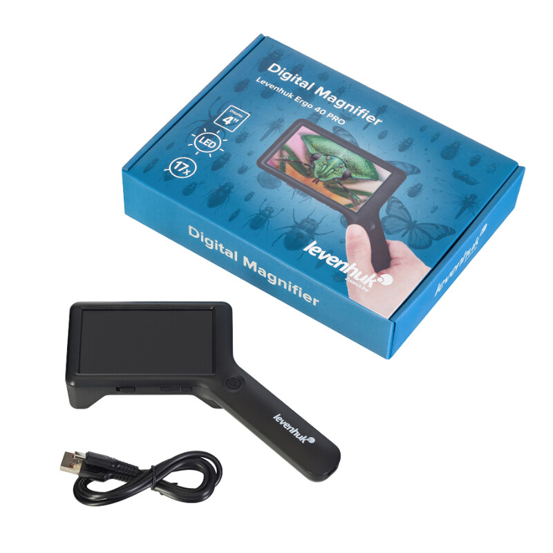 Levenhuk Magnifying glass Ergo 40 Pro Digital 6x, 10x, 13x, 17x LED