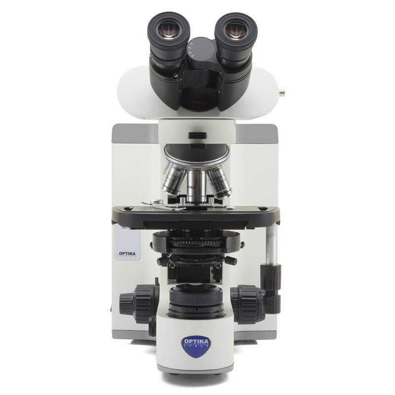 Optika Microscope B-810PH, trino, HF, PH, (DF), infinity, plan, 100–1000x, LED