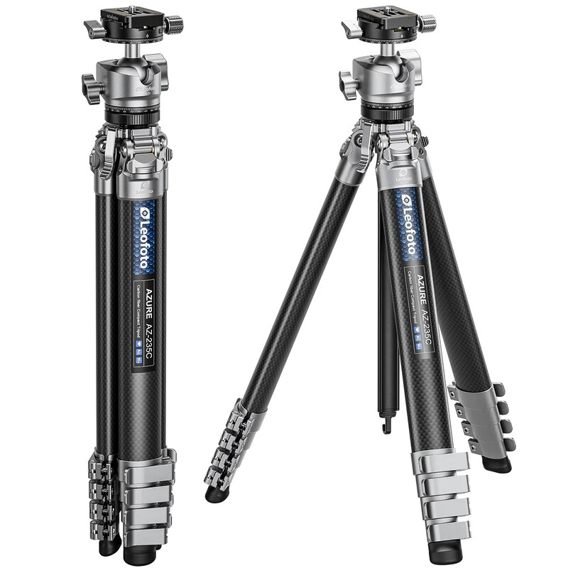 Leofoto Carbon tripod AZ-235C+MBH-30 Azure Half Silver