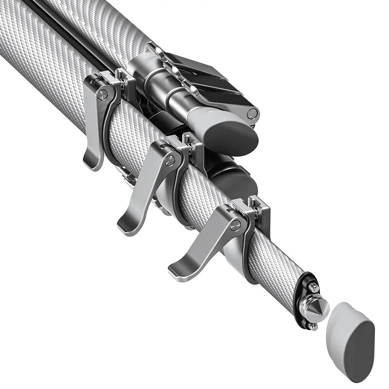 Leofoto Carbon tripod AZ-204C+LH-30R Azure Full Silver
