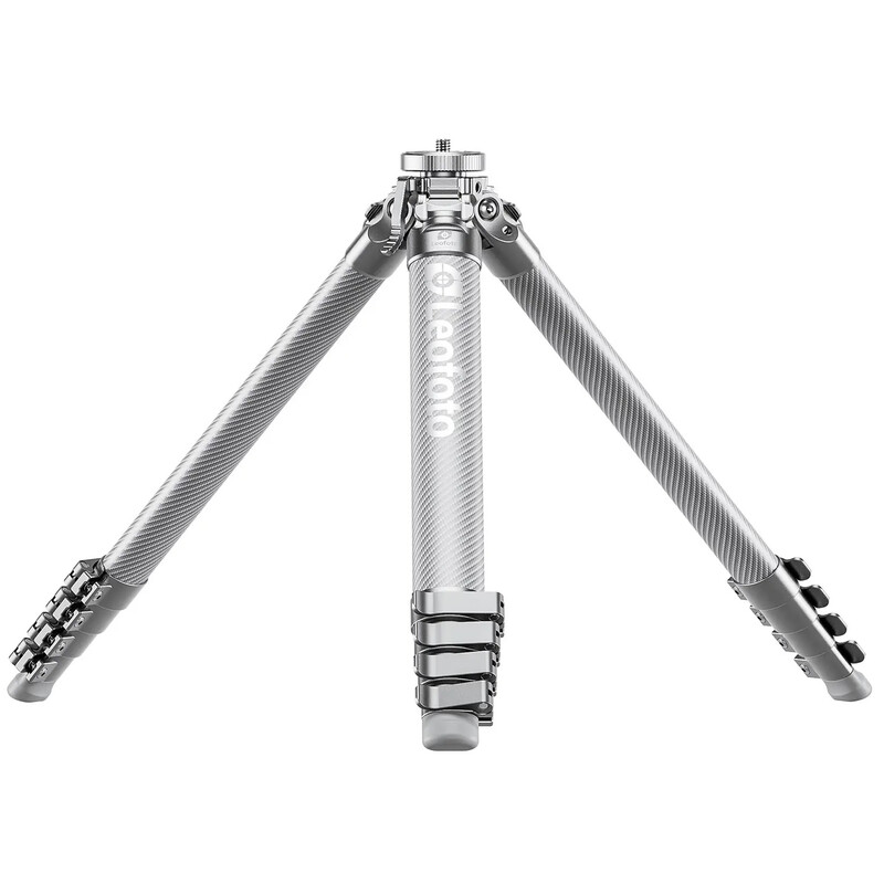 Leofoto Carbon tripod AZ-204C+LH-30R Azure Full Silver
